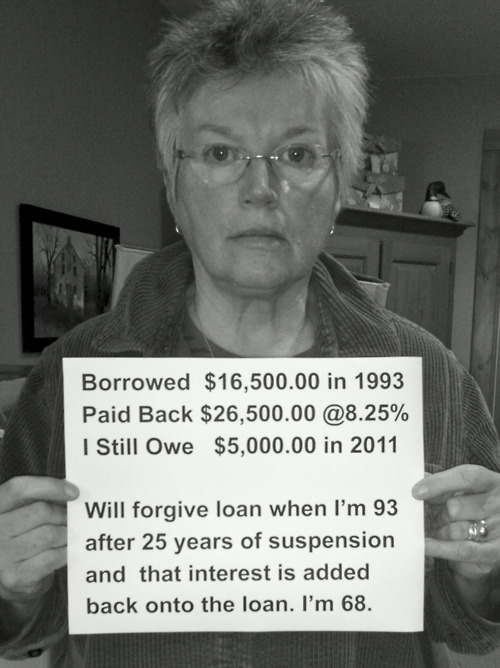 I&#8217;m 68 years old and still owe money for a student loan&#8230;