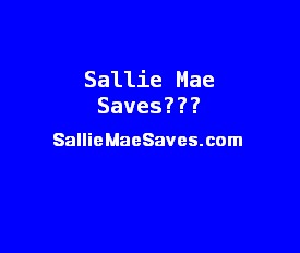 #SallieMaeSaves by turning college dreams into financial nightmares-http://SallieMaeSaves.com#Usury #OccupyStudentDebt #SallieMae #UPromise
It&#8217;s a Twitter party!  Please copy and Tweet the above and join us all TODAY (Tuesday) and let us know how Sallie Mae has &#8220;Saved&#8221; you money, headaches, frustration, and your LIFE :) 